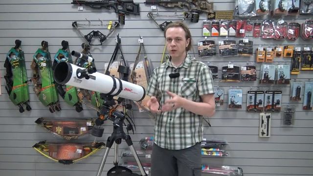 Зеркальный телескоп рефлектор Veber 900 114 на экваториальной монтировке EQ5