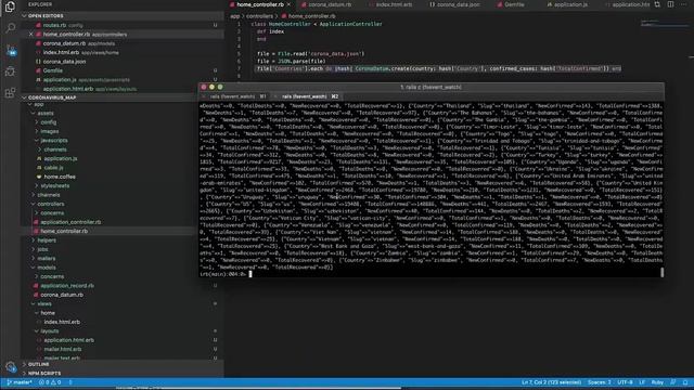 Build a Coronavirus Case Tracker with Ruby On Rails (using Google Charts library) смотреть онлайн