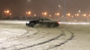 Зимний дрифт на Lexus Ls600hl Ls460