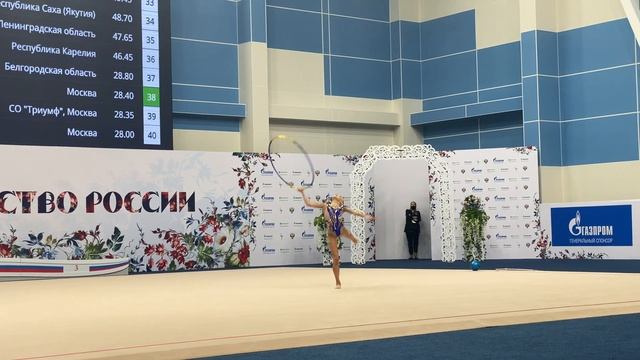 Alisa Medvedeva Hoop TAA Junior Nationals 2022 смотреть онлайн
