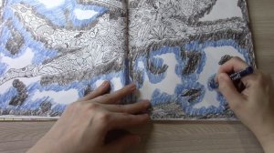 Как я делаю ФОН В РАСКРАСКАХ АНТИСТРЕСС акварельными мелками