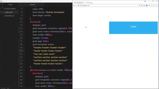 CSS Grid Tutorial #10 - Responsive Grid Example