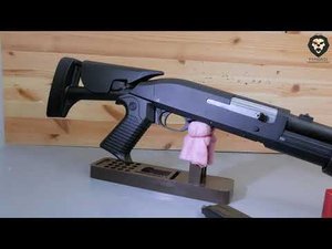Страйкбольный дробовик Cyma CM363LM (Benelli M3 Super 90) видео обзор 4k