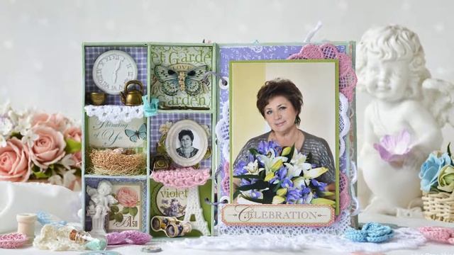 Мини альбом в подарок маме "Секретный сад" смотреть онлайн