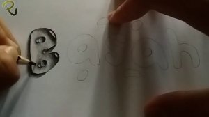 TUTORIAL DRAWING WATER FONT 3D