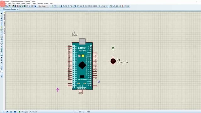 STM32 Урок №14 -  Моделирование работы STM32 при помощи Proteus 8.10 #STM32