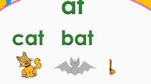 Word Family AT - Form Words with at, CAT, FAT, HAT