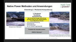 Native Power, neues vom Weberhof, Vorstellung der Methoden zur Volumenreduzierung