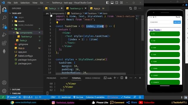 Reusable Components | Mastering React Native | React native Tutorials