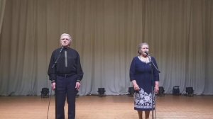 Вокальный дуэт "Ветеран" песня Маленький дом, старенький дом с синими ставнями