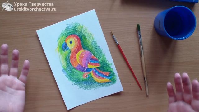 Техники работы с акварельными карандашами. Ч1.