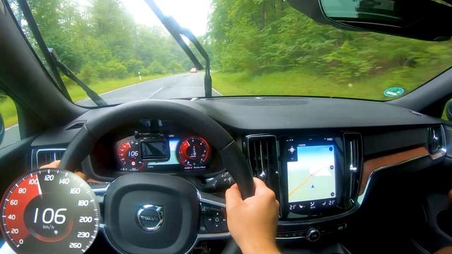 ? 2020 Volvo V60 D4 | POV Test Drive | German Autobahn смотреть онлайн