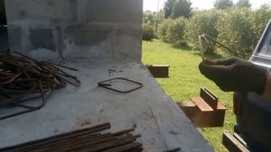 Изготовление хомутов для арматурного пояса