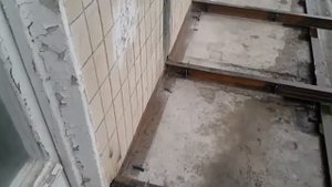 Балкон с выносом по плите 1ч.