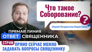 ЧТО ТАКОЕ СОБОРОВАНИЕ? ИЕРЕЙ ВЛАДИСЛАВ БЕРЕГОВОЙ. ОТВЕТ СВЯЩЕННИКА