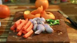 Утиные окорочка с апельсинами