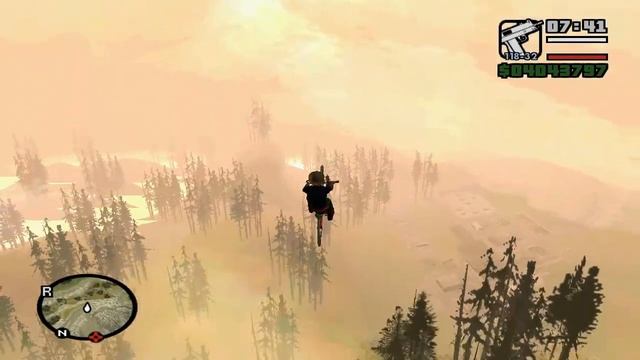 ЛУЧШИЕ ПРЫЖКИ С ТРАМПЛИНА НА ГОРЕ ЧИЛИАД В ГТА САН АНДРЕАС смотреть онлайн