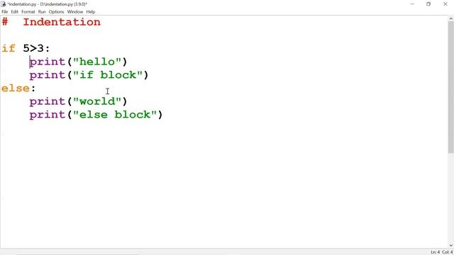 #5 | Python Indentation | Python Tutorial | Python Tutorial For Beginners | Ranjan Das | Ranjan Sir