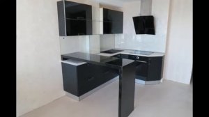 Фотографии   фото  кухонь в студию с барной стойкой