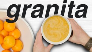 Мандариновая гранита. Как приготовить итальянское мороженое?
