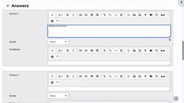 How to add a multiple choice question with only ONE CORRECT ANSWER to a Moodle 4.0 Quiz смотреть онлайн