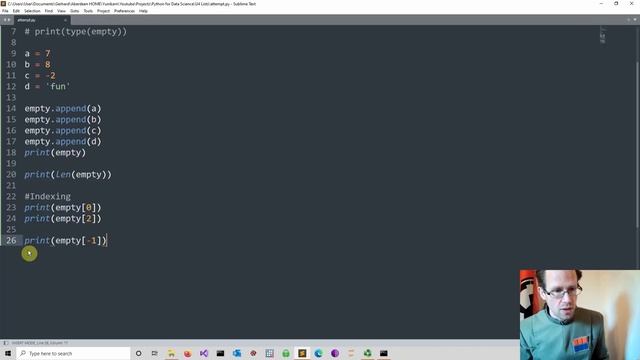 Lists in Python