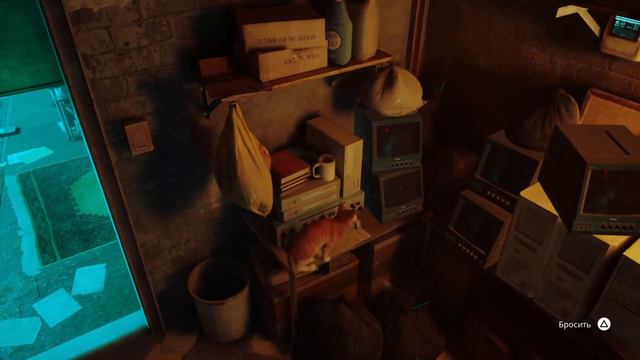 Stray (PS4) - прохождение часть 1. кот в городе будущего.