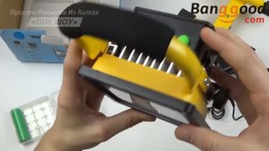 Портативный прожектор на аккумуляторах из BANGGOOD