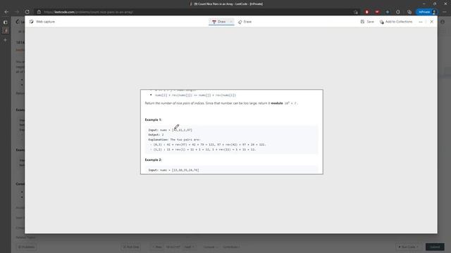 LeetCode 1814 | Count Nice Pairs in an Array | HashMap | Java смотреть онлайн
