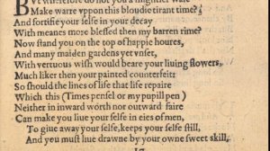 Shakespeare Sonnet 16 in Original Pronunciation "But wherefore do not you a mightier way"