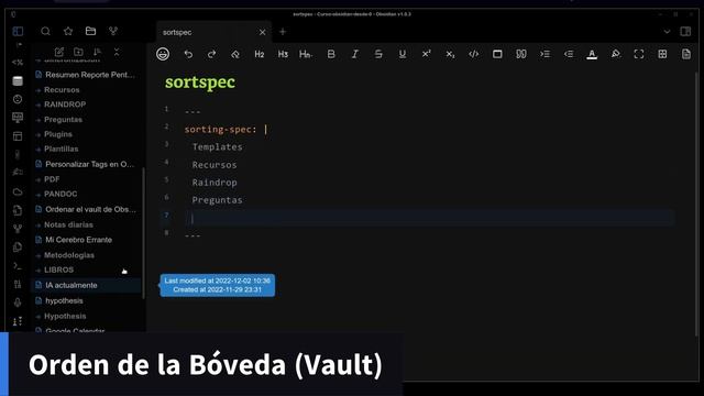 #36 Ordena tus ficheros y carpetas de #Obsidian de manera personalizada смотреть онлайн