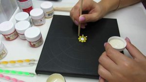 Мандала акриловыми красками. Мастер-класс Корнеевой Ирины. Как просто нарисовать мандалу.