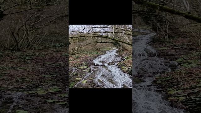 Водопад "Желаний", Адлерский район Сочи, у реки Чвижепсе, зима.