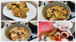 Крылья в медово-соевом маринаде на сковороде