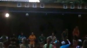 Дискотека в лагере ДОЛСТ "Ейск"