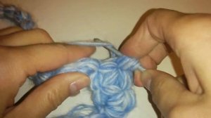 Шапка крючком узором "ЗВЕЗДЫ"//Hat crocheted star pattern