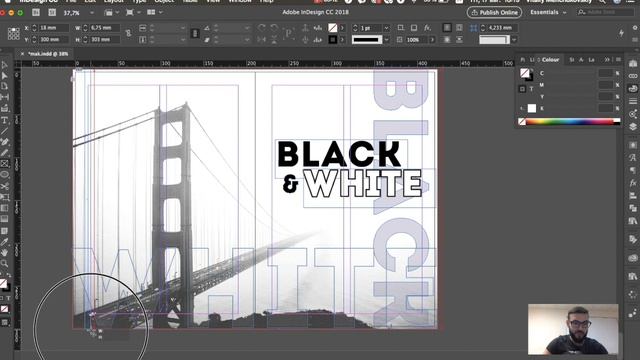 Верстка журнала с нуля в Adobe Indesign CC 2018 5 Верстка фоторазворотов_v720P