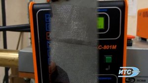 Сварка сетки из нержавеющей стали машиной контактной сварки МТР-2401