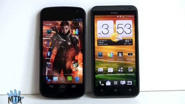HTC EVO 4G LTE vs Samsung Galaxy Nexus Comparison смотреть онлайн