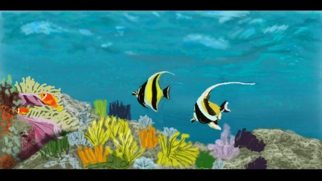 Подводное царство. Мавританский идол. Процесс рисования. Живое граффити. смотреть онлайн