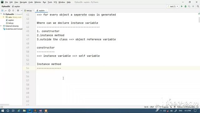 Python Master Class | OOP Part- 2 | Instance Variables | Types Of Variables in Python