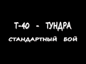 T-40 - Тундра - Стандартный бой