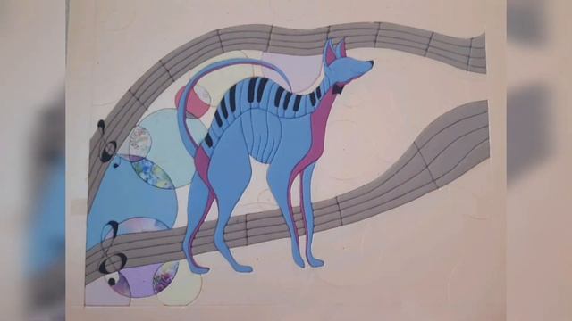 "Загадки Кота Учёного", картины в технике кинусайга. смотреть онлайн