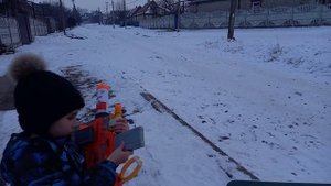 NERF Zombie Strike Scavenger. Обзор бластера нерф Выживший.