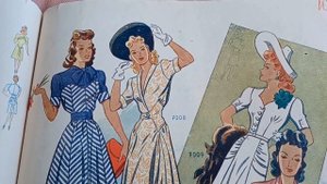 Послевоенные моды. Журнал 1946 года.#моды #винтажные#fashionstyle#vintage