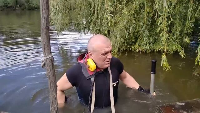 Кольцо!Пляжный поиск подводным металлоискателем с применением "тяжелой артиллериb"!