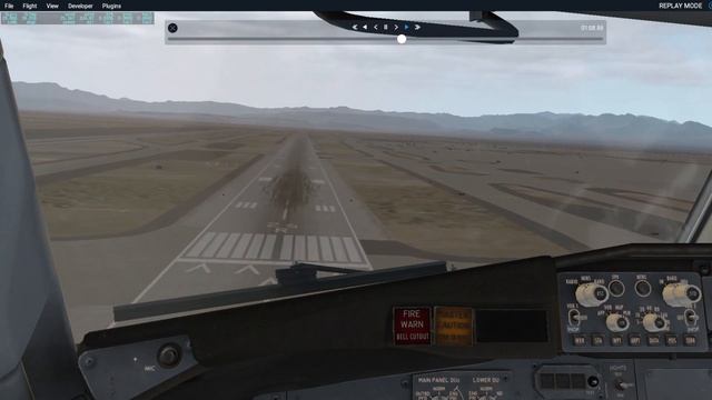 KLAS McCarran International Airport Landing смотреть онлайн
