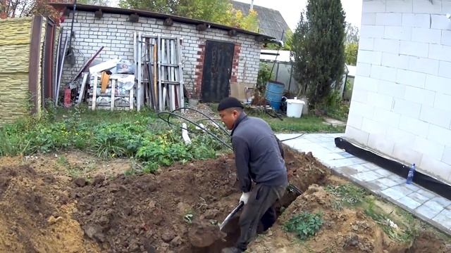 Еще один септик для нового дома | Диамант 4 в д. Старое Аннино смотреть онлайн