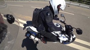 Андрей. Упражнение Старт-стоп. Suzuki Gsx s750