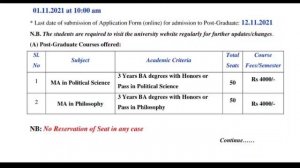 UG PG Odd Sem Exam Online? CU No Vacancy List?PG Admission Started Again: Jadavpur: RBU: CU